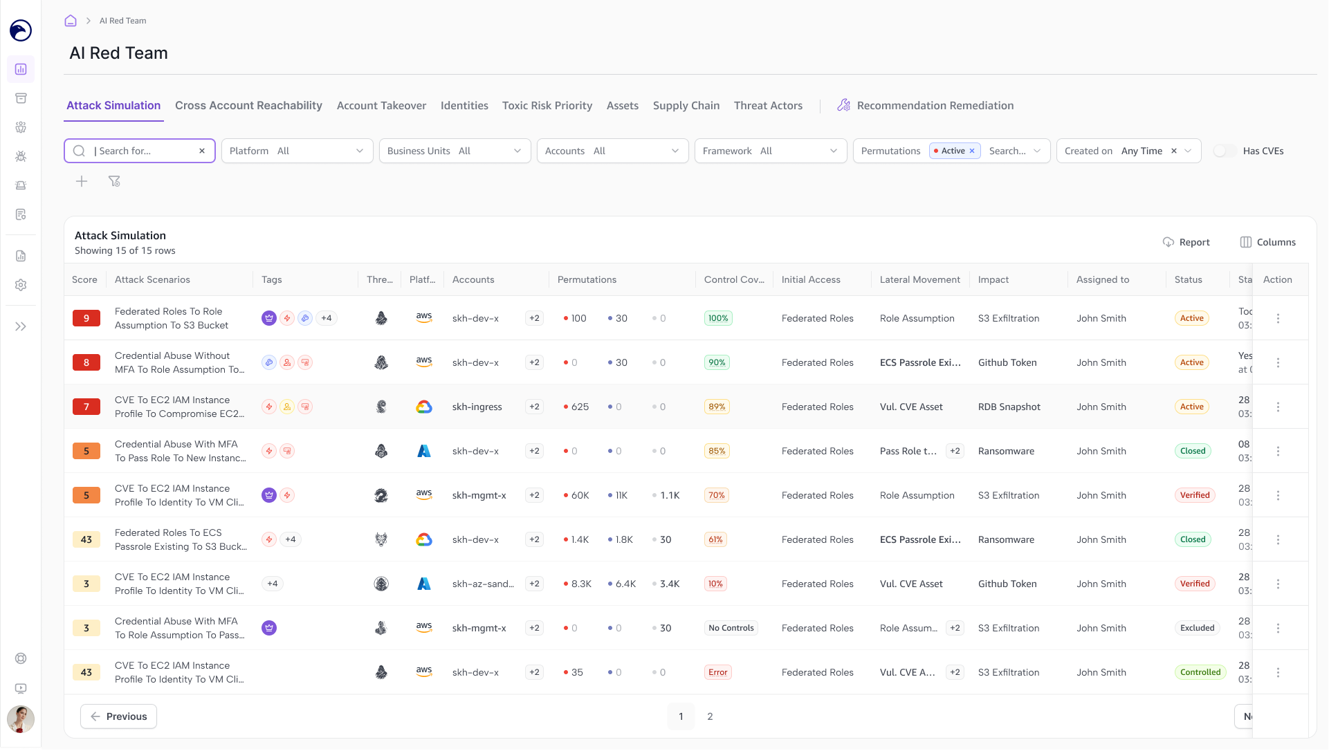 Image of Risk UI